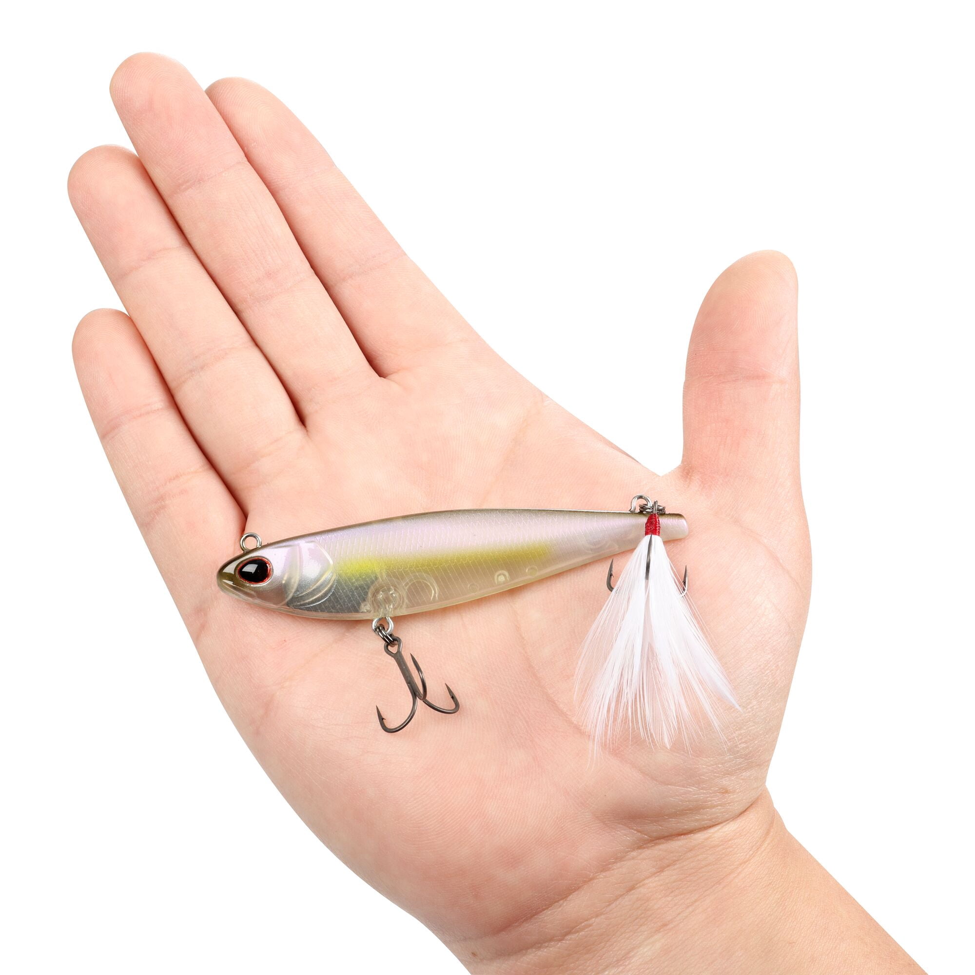 Berkley Doom Stroller Fishing Lure, 3.5 in, Stealth Shad (1-count)