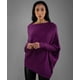 thumbnail image 5 of Suéter de color sólido europeo y americano Suéteres para mujer Suéteres casuales de invierno Suéteres holgados de color sólido Tops sexys, 5 of 6