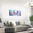 thumbnail image 3 of Hieng Boys Girls Cute Axolotl Canvas Wall Art for Living Room Bedroom Cartoon Salamander Picture Wall Decor Cherry Blossoms Wall Painting Posters Kids Kawaii Bathroom Wall Art Unframed, 3 of 6