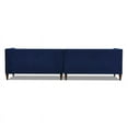 thumbnail image 5 of Jennifer Taylor Home Jack 118" Modern Tuxedo Tufted Long Modular Sofa, Navy Blue Velvet, 5 of 16