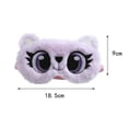 thumbnail image 2 of MasteelfCA 1Pc Cartoon Big Eye Design Eye Masks Adorable Eye Cover Plush Sleeping Mask, 2 of 8