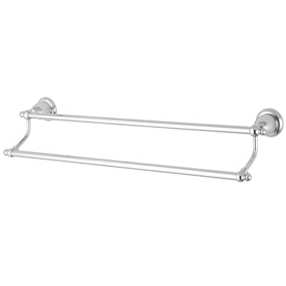 Kingston Brass BA7973C English Vintage 24-Inch Double Towel Bar in Polished Chrome