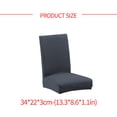 thumbnail image 1 of maskred Housse de Chaise de Salle à Manger Confortable Forme Résistante à l'Usure Gaine de Protection Élastique Moderne Fournitures à Domicile pour Salle à Manger Gris, 1 of 6