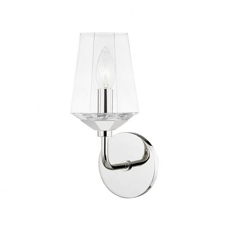 

-1 Light Bath Bracket In Transitional Style-4.75 Inches Wide By 12 Inches High-Polished Nickel Finish Mitzi H420301-Pn