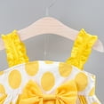 thumbnail image 4 of SDJMa Vestido de verano con estampado de lunares y tirantes para niñas pequeñas, vestidos de princesa, 4 of 8