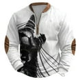 thumbnail image 3 of KANG Age Norse Mythology Midweight Pullover Sweater For With Half Zip Neck Design, 3 of 3