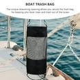 thumbnail image 3 of KAKOWELY Boat Reusable Trash Can Black 1Set 25.2x10.2in Oxford Cloth Portable, 3 of 6