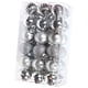 thumbnail image 3 of Ounissouiy 30 piezas de bolas de Navidad adornos inastillables decoraciones para árboles de Navidad juego de bolas colgantes para decoración de fiesta de Kits de decoración para fiestas plata, 3 of 6