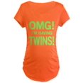 thumbnail image 1 of CafePress - OMG! Im Having Twins! Maternity Dark T Shirt - Maternity Dark T-Shirt, 1 of 1