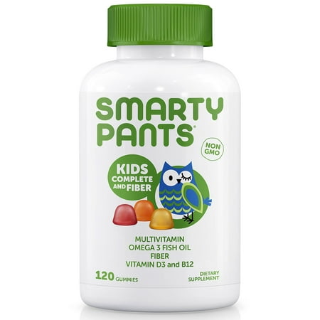 SmartyPants, Kids Complete and Fiber , 120 Gummies(pack of