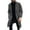 Gray, variant on CHEEREAM Men's Casual Trench Coat Slim Fit Notched Collar Long Jacket Overcoat Single Breasted Pea Coat wih Pockets Black S