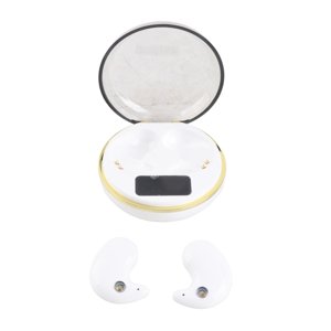 Earbuds, Compact Lightweight Design, IPX5 Waterproof  Earbuds with Charging Case, Stereo  Earphones for Sleep Work Music Built in Battery