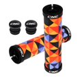 thumbnail image 1 of Cómodos puños de manillar de bicicleta, tubo protector de silicona antideslizante para bicicleta de 22,2mm, , engranaje fijo al aire libre, montaña Naranja Violeta Baoblaze Puños de manillar de bicicleta, 1 of 7