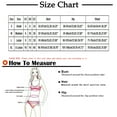 thumbnail image 3 of ibuvkizy Tankinis Swimsuits for Women Loose Modest Two Piece Bathing Suits Solid Bikini Strap Deep V Sexy Split Swimsuit Set Three-piece Swimming Suit Bikini Sets for Women's Plus Size, 3 of 5