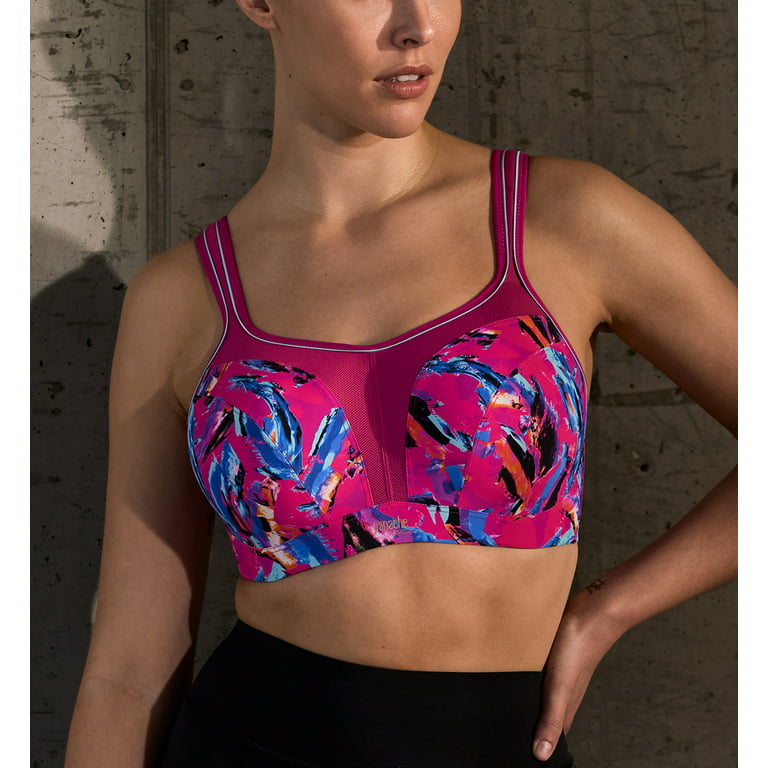 Panache Underwire Sports Bra (5021),36G,Abstract Orchid