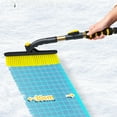 thumbnail image 5 of MORESEC under $5 Retractable Snow BrushCar Windshield Ice Scraper with Snow Removal Tool, Rotating Head Adjustable Length Metal Rod, Double Sided Shovel for Heavy Snow, 5 of 6