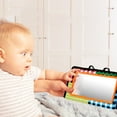 thumbnail image 2 of MesaSe Tummy Time Floor Mirror Visually Inspire Polyester Baby Mirror Newborn Gift, 2 of 5