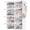 White, variant on Shoe Rack Organizer, 8-Tier Shoe Storage Cabinet for Closet and Entryway, Holds 32 Pairs of Shoes, Adjustable, Cloud White and Trasparent