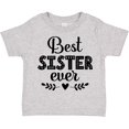 thumbnail image 3 of Inktastic Best Sister Ever Girls Toddler T-Shirt, 3 of 5