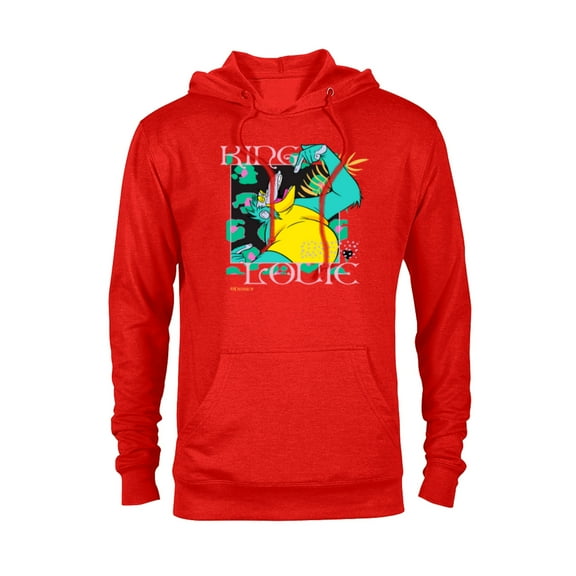 Disney The Jungle Book King King Louie 55th Anniversary - Pullover Hoodie for Adults - Customized-Red