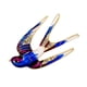 thumbnail image 2 of Crystal Broche Pin Diamante de Imitación Joyería Pin 2.6 x 2.3cm - Golondrina púrpura 4.5 x 2.8cm Fernando Broche de golondrina, 2 of 8