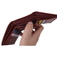 thumbnail image 5 of Libra Zodiac Sign Bifold Trifold Genuine Leather Men's Wallets, 5 of 28