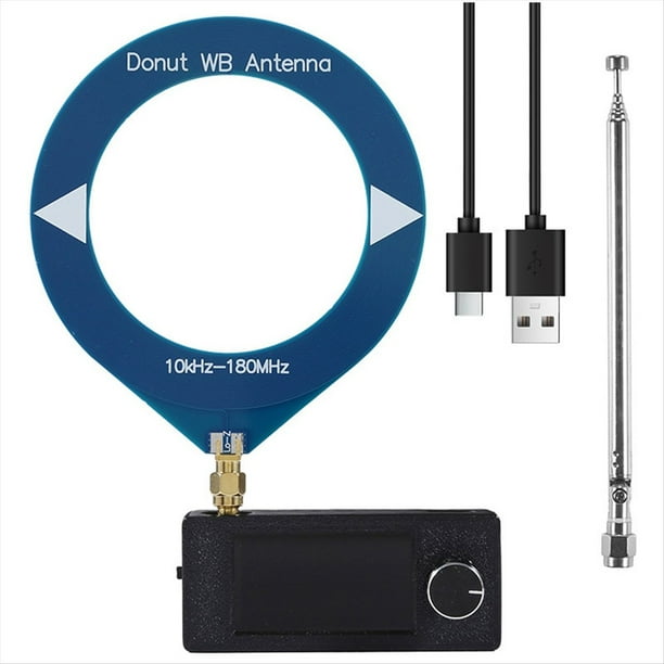 Mini Radio SI4732 FM/AM/LSB/USB, 10 KHz-180 MHz, HF SW MW VHF, Portátil, con Pantalla IPS de 1,9 Pulgadas.