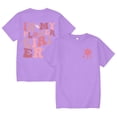 thumbnail image 3 of Boys and Girls Short Sleeve T Shirts Trendy Casual Girls Tops Size 7-8 Print Crewneck Tees Shirts Unisex Kids Graphic Tees Size 6-7 Years,2-Purple, 3 of 4