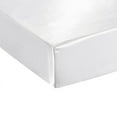 thumbnail image 6 of ANMINY Fitted Sheet Deep Pocket Bed Sheet Satin Silk Sheets Ultra Soft Machine Washable Queen, White, 6 of 8
