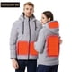 thumbnail image 1 of Chaquetas y abrigos casuales de manga larga con capucha, con USB, temperatura constante, calefactables, resistentes al viento, talla grande, para hombre y mujer, invierno, 4 unidades, 1 of 8