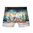 thumbnail image 2 of Merry Christmas Santa Reindeer Antlers Bichon Frise Sleigh Xmas Winter Holiday All Over Print Boxer Briefs Underwear for Men Dad Bichons Dog Lovers Gifts Idea - 00023, 2 of 6