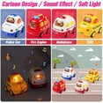 thumbnail image 4 of De Coches De Juguete Con Luces Y Sonidos Para Niños, Simulación De Inercia, Coche De Fricción, Juguetes Educativos Para Bebés 4 Uds. Cateissary FN006049-00, 4 of 6