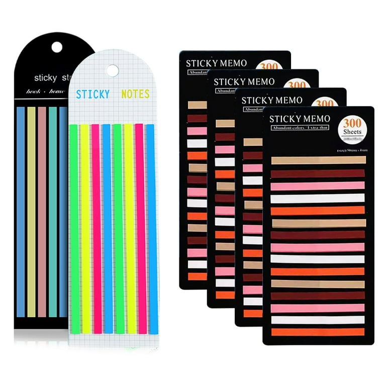 Translucent Sticky Notes, Color Note Sticky Tabs