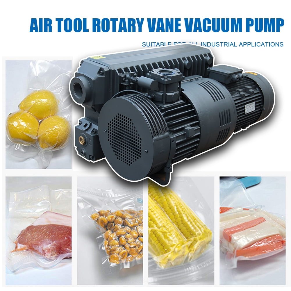 HPDAVV 118 CFM Single Stage Oil Sealed Rotary Vane Vacuum Pump 220V/60Hz/3phase Inlet/Discharge thread NPT 2