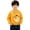 Orange #011, variant on ‌Kids 3D Pocket Design Long Sleeve Sweatshirts - Casual and Comfortable Top for Boys and Girls‌, 130