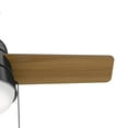 thumbnail image 3 of Hunter Fan Company Aker 32 Inch Indoor Ceiling Fan with LED Light Kit, Black, 3 of 7