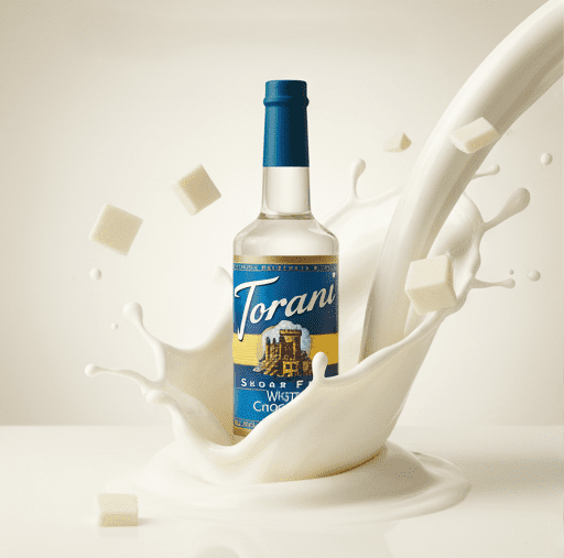 Torani White Chocolate Sugar Free Syrup cs 12/750 ml
