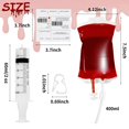 thumbnail image 3 of Bolsas Blood IV para bebidas, 300 ml, reutilizables para Halloween, 80 unidades, 3 of 7