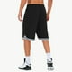 thumbnail image 3 of WILLBEST Pantalones Cortos de Baloncesto Largos para Hombre con Bolsillo con Cremallera, Malla de 11 Pulgadas, para Deportes, Baloncesto, Cancha, Fitness, Gimnasio, 3 of 3