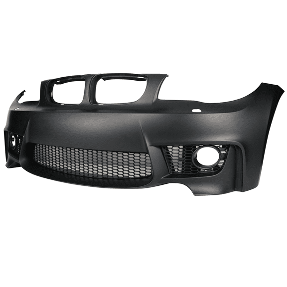 Ikon Motorsports Compatible with 07-13 BMW 1 Series E82 1M Style No PDC Front Bumper Cover - PP