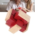 thumbnail image 4 of Wooden Unlock Toy, Sophisticated Brain Teaser Lightweight Wooden Interlocking Puzzle Toy For Elderly ANGGREK Otros, 4 of 8