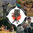 thumbnail image 6 of Goplus Swivel Hunting Chair with 4 360° Adjustable Legs Folding Silent Swivel Blind Chair Camouflage, 6 of 10