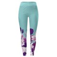 thumbnail image 2 of Gibobby Leggings Con Forro Polar Mujer Pantalones de yoga deportivos ajustados para moda informal para mujer Leggings con estampado para mariposas y flores coloridas（Glauco， XXL), 2 of 4
