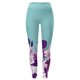 thumbnail image 2 of Gibobby Leggings Con Forro Polar Mujer Pantalones de yoga deportivos ajustados para moda informal para mujer Leggings con estampado para mariposas y flores coloridas（Glauco， L), 2 of 4