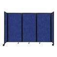 thumbnail image 1 of Versare Room Divider 360 Folding Portable Partition | Freestanding Decorative Room Separator | 3, 5, 7 or 9 SoundSorb Panels Wide | Up to 7'6" Tall, 1 of 6