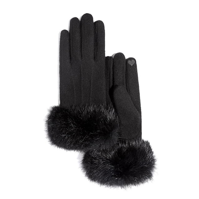 Guantes de invierno para mujer, guantes de nieve de cachemira con pantalla táctil, guantes térmicos cálidos de invierno para ciclismo para mujer 1036