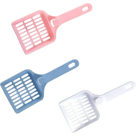 Dww-3 Pcs Cuillre Litire Pour Chat Bac Litire Pour Chat Avec Support Pet Sable Dchets Pelle Sable Pour Chat Pelle Litire Plastique Pour Chat Avec
