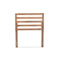 thumbnail image 4 of Baxton Studio Akemi Modern and Contemporary Ash Walnut Finished Wood Twin Size Headboard, 4 of 5