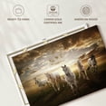thumbnail image 6 of Elephant Stock Dramatic White Horses Wall Art - Horizontal Canvas Wall Art - Living Room Wall Decor - Animal Canvas - Gray And Beige Decor - 24" x 16", 6 of 8