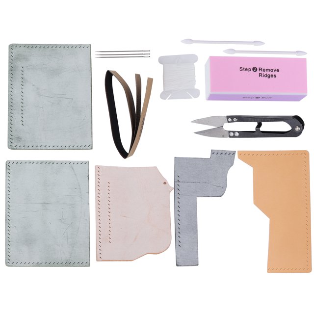 Paquete de material, Paquete de sublimación Paquete de tarjetas en blanco de cuero con herramientas para festivales para cumpleaos,Paquete de material Paquete semiacabado Paquete de tarjeta Paquete de Higoodz Arte y Manualidades